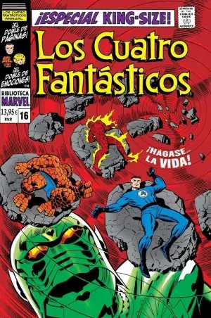 Ocasión Especial BIBLIOTECA MARVEL. LOS 4 FANTÁSTICOS 16 (1968-69)