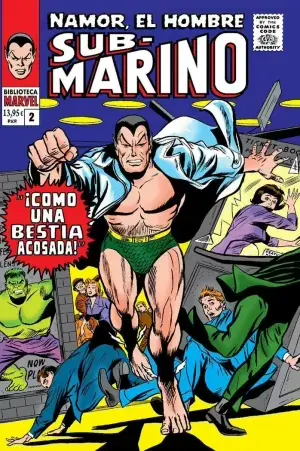 Oferta De Temporada BIBLIOTECA MARVEL. NAMOR EL HOMBRE SUBMARINO 02