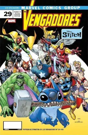 Solo Por Tiempo Limitado LOS VENGADORES 29 (PORTADA ALTERNATIVA DISNEY STICH)