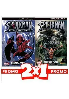 Últimas Unidades MARVEL SAGA SPIDERMAN UNLIMITED 2X1 (Nº1 Y Nº2)