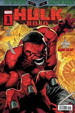 UN MUNDO BAJO MUERTE HULK ROJO 01 Marca Reconocida