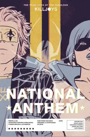 THE TRUE LIVES OF THE FABULOUS KILLJOYS 02 NATIONAL ANTHEM Gran Oferta