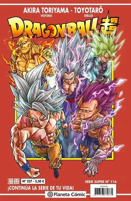 DRAGON BALL 327 SERIE ROJA SUPER 116 Entrega Rápida