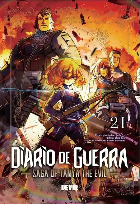 DIARIO DE GUERRA, SAGA OF TANYA THE EVIL 21 Disponible Ahora