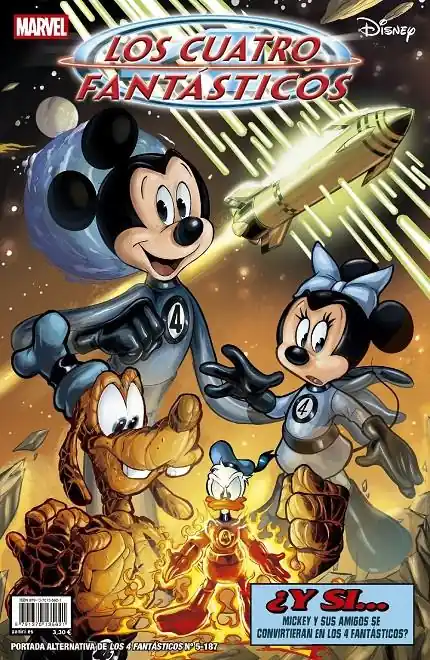 LOS 4 FANTÁSTICOS VOL 7 187 LOS 4 FANTÁSTICOS 5 PORTADA ALTERNATIVA DISNEY Compra Ahora