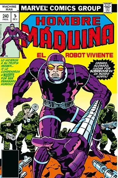 Directo De Fábrica HOMBRE MÁQUINA MARVEL LIMITED EDITION EDICIÓN EN RÚSTICA 01