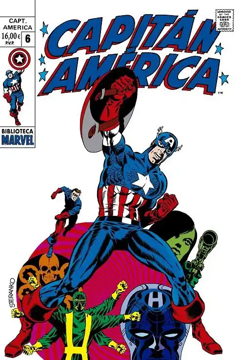 Venta Final BIBLIOTECA MARVEL CAPITÁN AMÉRICA 06 DE 1968 A 1969