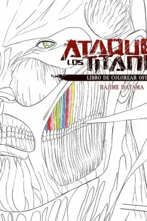 ATAQUE A LOS TITANES LIBRO DE COLOREAR OFICIAL 02 Más Vendido