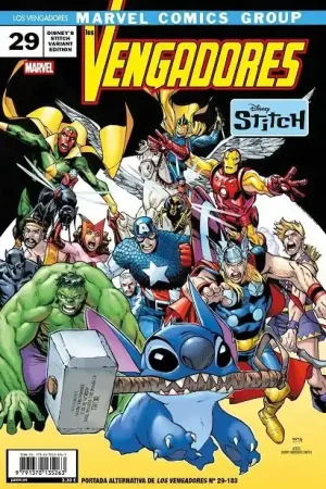 VENGADORES VOL 4 183 VENGADORES 29 PORTADA ALTERNATIVA DISNEY STITCH A Buen Precio