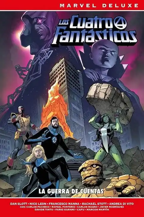 LOS 4 FANTÁSTICOS DE DAN SLOTT MARVEL NOW! DELUXE 04 LA GUERRA DE CUENTAS Stock Limitado