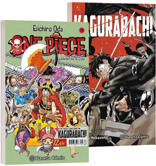 ONE PIECE VOLUMEN II 111 + KAGURABACHI 01 PACK ESPECIAL Ocasión Especial