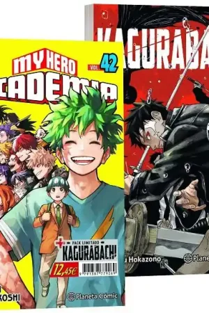 Descuento MY HERO ACADEMIA 42 + KAGURABACHI 01 PACK ESPECIAL