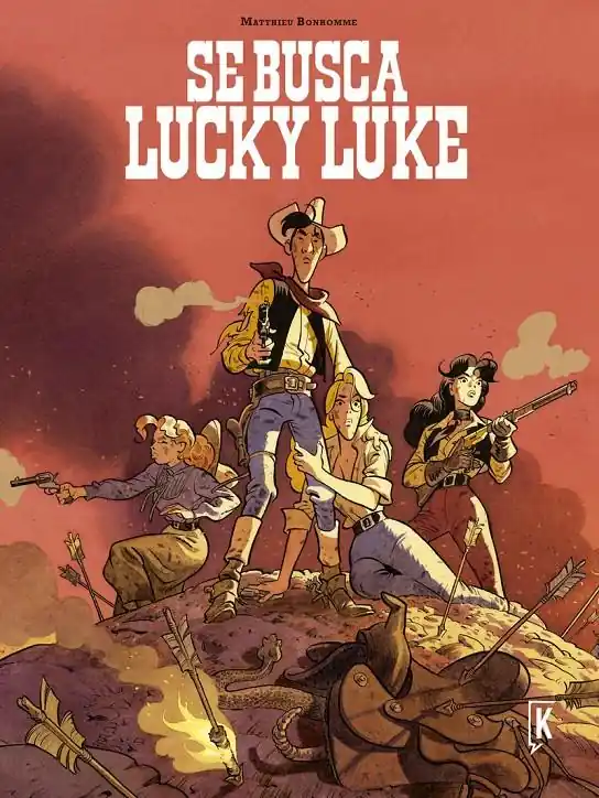 LUCKY LUKE VISTO POR BONHOMME 02 SE BUSCA LUCKY LUKE NUEVA EDICIÓN Alta Calidad