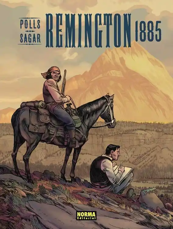 REMINGTON 1885 + LÁMINA FIRMADA LIMITADA Liquidación
