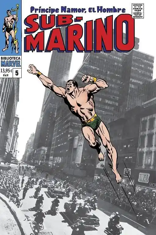 Solo Por Tiempo Limitado BIBLIOTECA MARVEL NAMOR, EL HOMBRE SUBMARINO 05 DE 1968