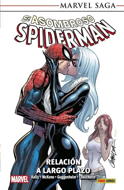 EL ASOMBROSO SPIDERMAN MARVEL SAGA RÚSTICA 24 RELACIÓN A LARGO PLAZO Stock Limitado