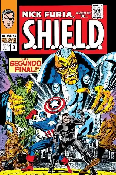 Más Vendido BIBLIOTECA MARVEL NICK FURIA, AGENTE DE S.H.I.E.L.D. 03 DE 1967