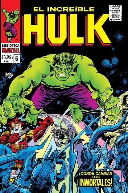 BIBLIOTECA MARVEL EL INCREÍBLE HULK 05 DE 1967 A 1968 Oferta