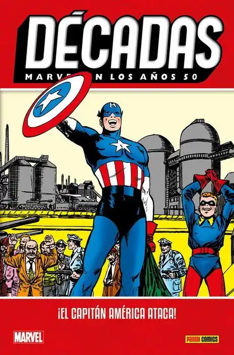 MARVEL EN LOS AÑOS 50, ¡EL CAPITÁN AMÉRICA ATACA! OFERTA RELANZAMIENTO Pago Seguro