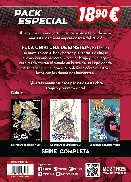 LA CRIATURA DE EINSTEIN PACK ESPECIAL COLECCIÓN COMPLETA Económico