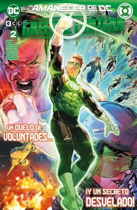 GREEN LANTERN 123 AMANECER DE DC 2 Marca Reconocida