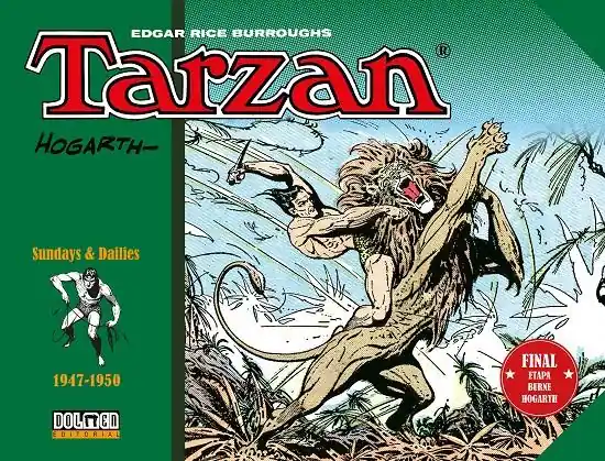 TARZAN SUNDAY PAGES DE BURNE HOGARTH 07 TIRAS DIARIAS DE 1947 A 1950 Oferta De Temporada