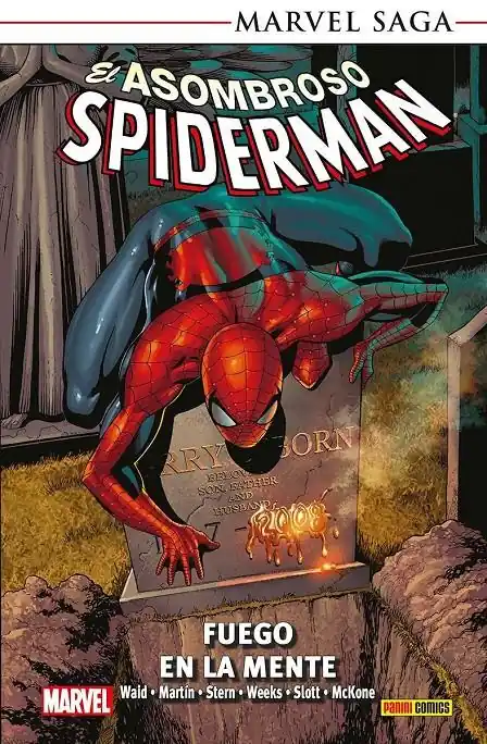 EL ASOMBROSO SPIDERMAN MARVEL SAGA RÚSTICA 19 FUEGO EN LA MENTE Barato
