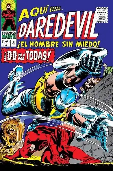 Última Oportunidad BIBLIOTECA MARVEL DAREDEVIL 04 DE 1966 A 1967
