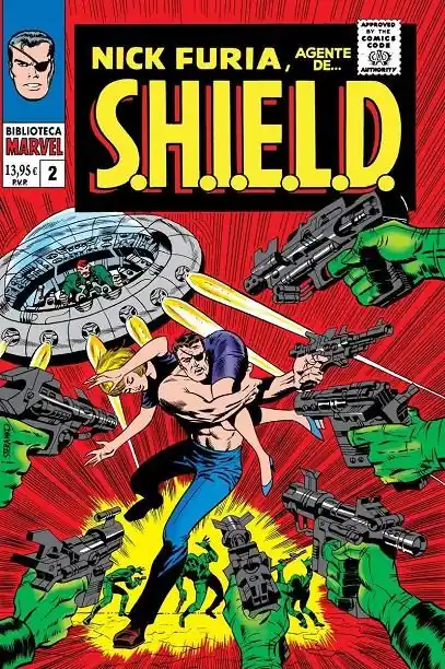 BIBLIOTECA MARVEL NICK FURIA, AGENTE DE S.H.I.E.L.D. 02 DE 1966 A 1967 Precio Reducido