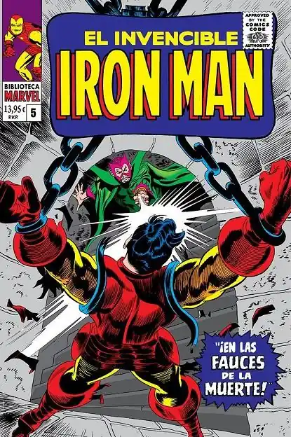 Últimas Unidades 2AMA BIBLIOTECA MARVEL EL INVENCIBLE IRON MAN 05 DE 1966 A 1967