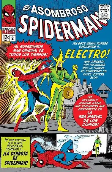 Última Versión BIBLIOTECA MARVEL EL ASOMBROSO SPIDERMAN 02 DE 1963 A 1964