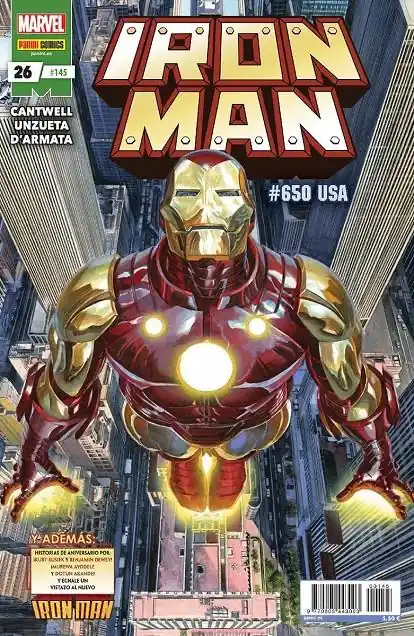 Disponible Ahora INVENCIBLE IRON MAN VOL 2 145 IRON MAN NUEVA ETAPA 26