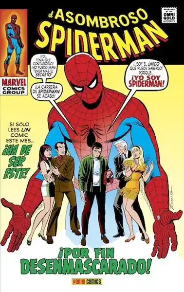 EL ASOMBROSO SPIDERMAN OMNIGOLD 05 ¡POR FIN DESENMÁSCARADO! NUEVA EDICIÓN Certificado