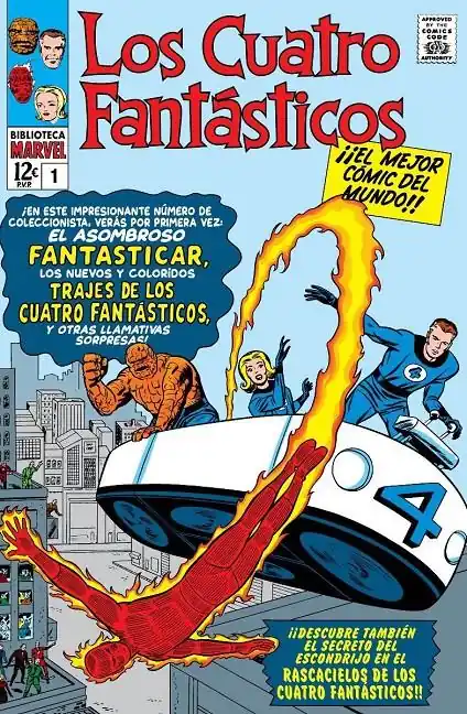 Rebajas BIBLIOTECA MARVEL LOS 4 FANTÁSTICOS 01 DE 1961 A 1962
