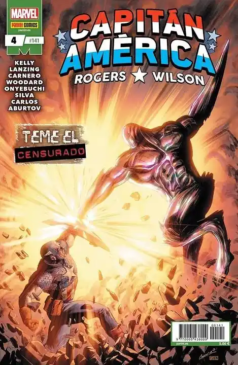 CAPITÁN AMÉRICA VOL 8 141 ROGERS / WILSON, CAPITÁN AMÉRICA 4 Certificado