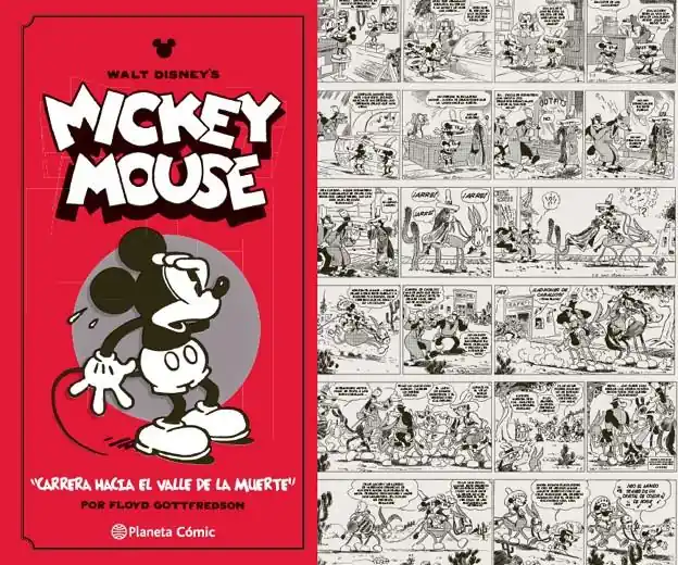 Promoción WALT DISNEY MICKEY MOUSE TIRAS DE PRENSA 01 CARRERA HASTA EL VALLE DE LA MUERTE