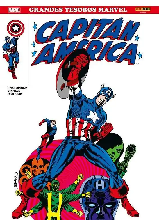 GRANDES TESOROS MARVEL CAPITÁN AMÉRICA DE JIM STERANKO Barato