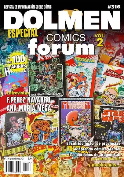 DOLMEN 316 ESPECIAL CÓMICS FORUM VOLUMEN 2 Rebajas
