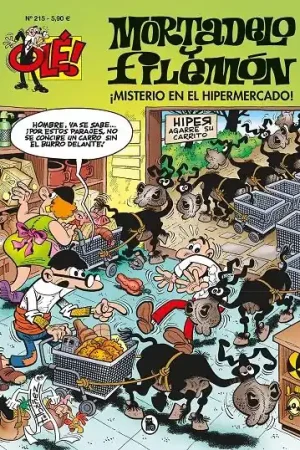 OLÉ MORTADELO 215 ¡MISTERIO EN EL HIPERMERCADO! Más Vendido