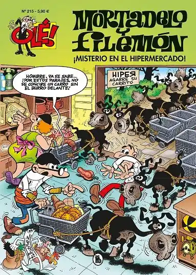 OLÉ MORTADELO 215 ¡MISTERIO EN EL HIPERMERCADO! Más Vendido