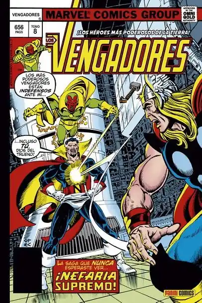 LOS VENGADORES OMNIGOLD 08 NEFARIA SUPREMO Solo Hoy
