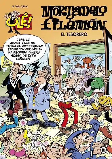 Disponible Ahora OLÉ MORTADELO 202 EL TESORERO