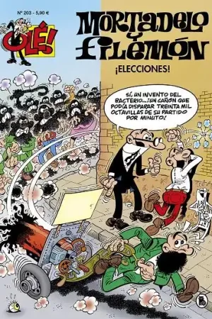 Stock Limitado OLÉ MORTADELO 203 MORTADELO Y FILEMÓN, ELECCIONES !