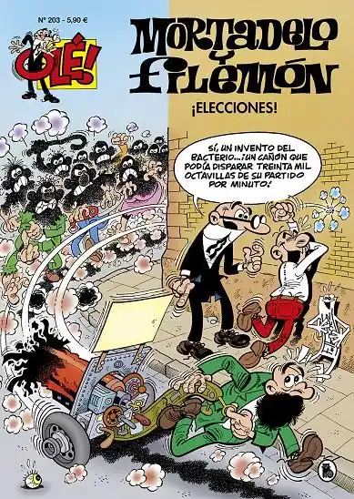 Stock Limitado OLÉ MORTADELO 203 MORTADELO Y FILEMÓN, ELECCIONES !