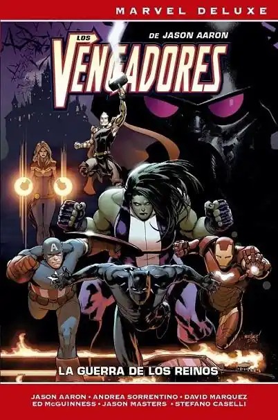 Solo Hoy MARVEL DELUXE LOS VENGADORES DE JASON AARON 02 LA GUERRA DE LOS REINOS