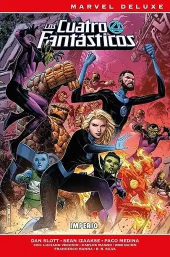 Ordena Ya LOS 4 FANTÁSTICOS DE DAN SLOTT MARVEL NOW! DELUXE 02 IMPERIO