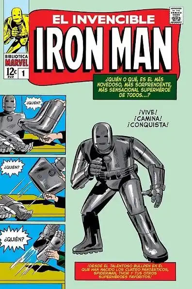 BIBLIOTECA MARVEL EL INVENCIBLE IRON MAN 01 DE 1963 Mejor Precio