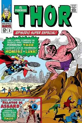 Directo De Fábrica BIBLIOTECA MARVEL EL PODEROSO THOR 02 DE 1963 A 1964