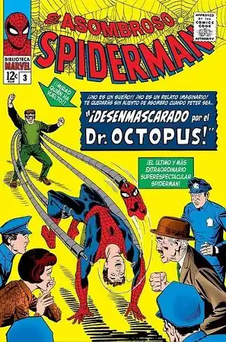 Certificado BIBLIOTECA MARVEL EL ASOMBROSO SPIDERMAN 03 DE 1964