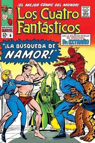 Envío Exprés BIBLIOTECA MARVEL LOS 4 FANTÁSTICOS 06 DE 1964